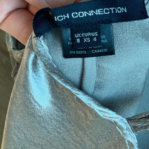 French Connection silver slip dress - Picture 7 of 10